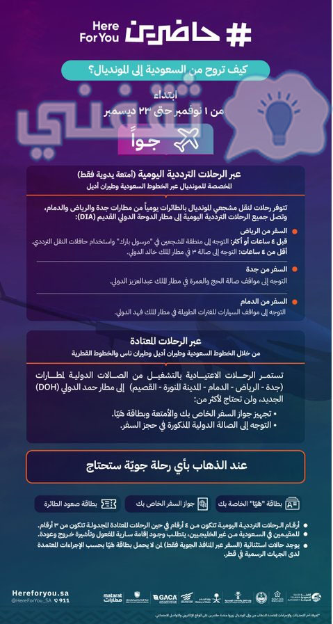 "كيف أروح من السعودية إلى المونديال؟" hayya.qatar2022 ورابط حجز التذاكر 3 شروط السفر لقطر من السعودية 2022