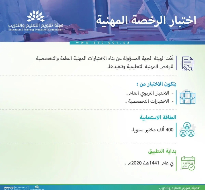 رابط التسجيل في الرخصة المهنية