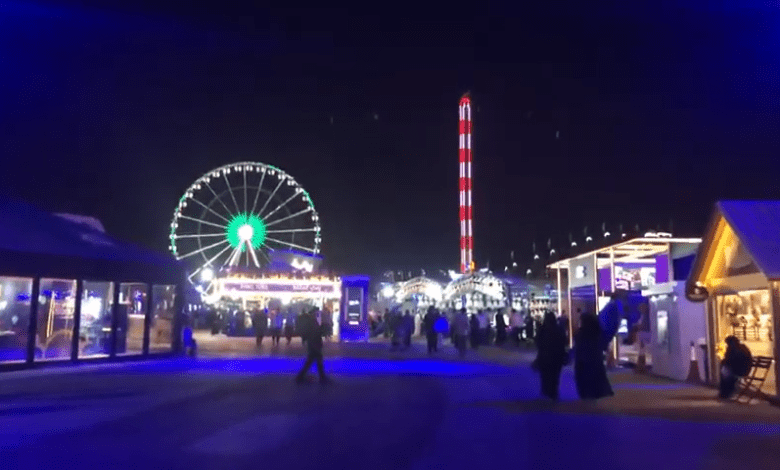 العاب ونترلاند موسم الرياض 🎢🎡 Winterland games Riyadh season 1 3 screenshot