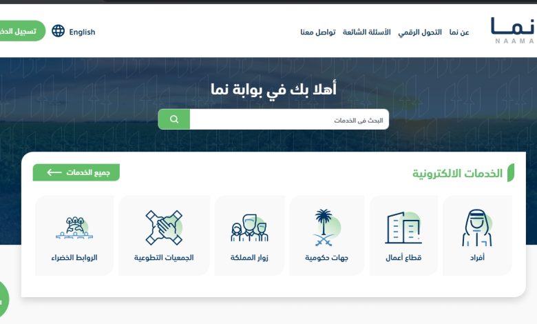 تحديث طلب رخصة حفر بئر سعودية للمقاولين عبر وزارة الزراعة
