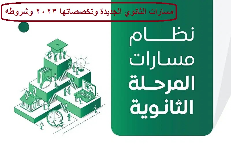 مسارات الثانوي الجديدة وتخصصاتها 2023 وشروطه 1 مسارات الثانوي الجديدة وتخصصاتها 2023 وشروطه