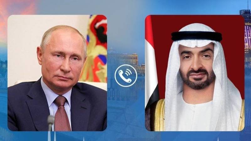 رئيس الدولة يبحث هاتفياً مع الرئيس الروسي تعزيز العلاقات الثنائية وعدداً من القضايا الدولية 1 1670423831 image