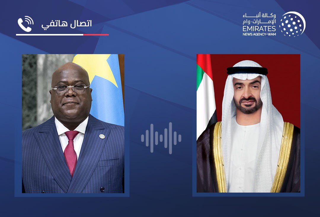رئيس الدولة يعزي هاتفياً رئيس الكونغو الديمقراطية في ضحايا الهجوم الإرهابي 1 1670616129 image