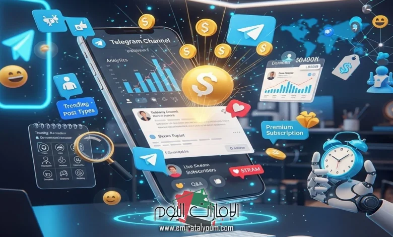 إدارة قنوات تليجرام