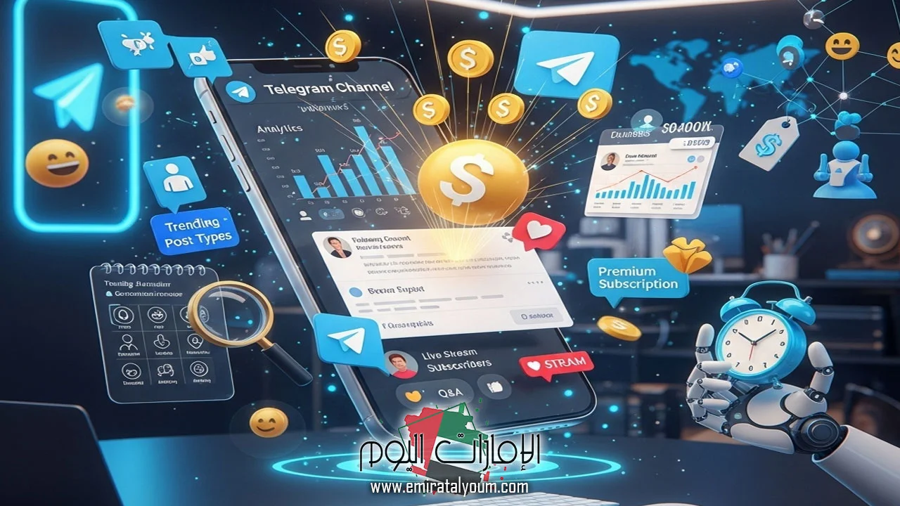 إدارة قنوات تليجرام