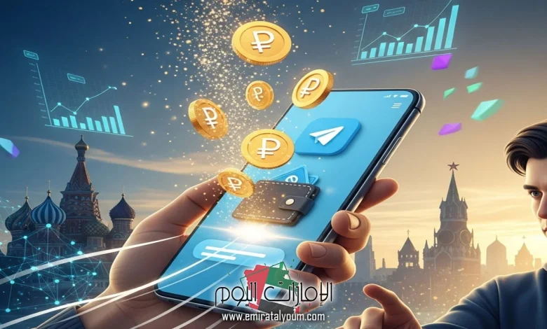 ربح الروبل من التليجرام