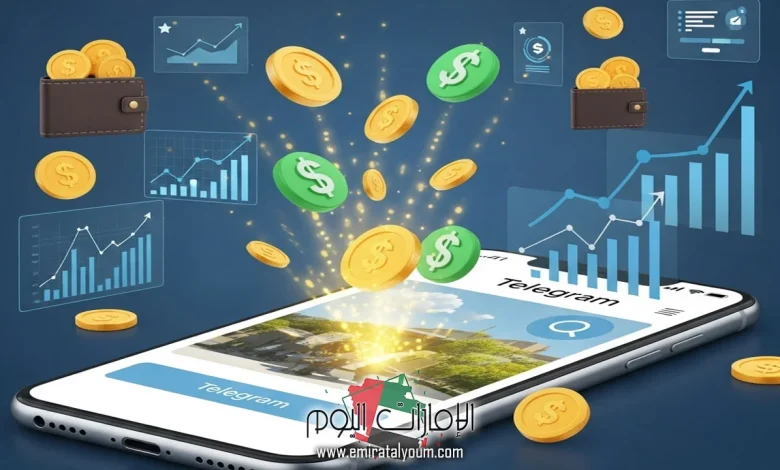ربح المال من التليجرام