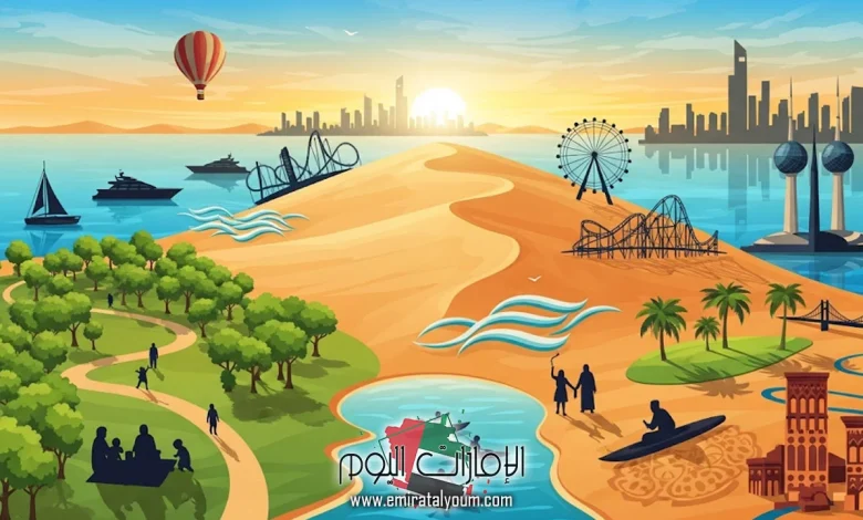 الأماكن الترفيهية المفتوحة في الكويت
