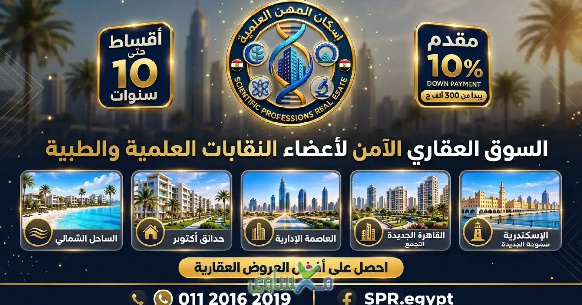 دليل أعضاء النقابات إلى فرص السكن والاستثمار مع مؤسسة إسكان المهن العلمية 1 5f37a9fd ce01 4cab afee 1334e1463c14 ImgTool